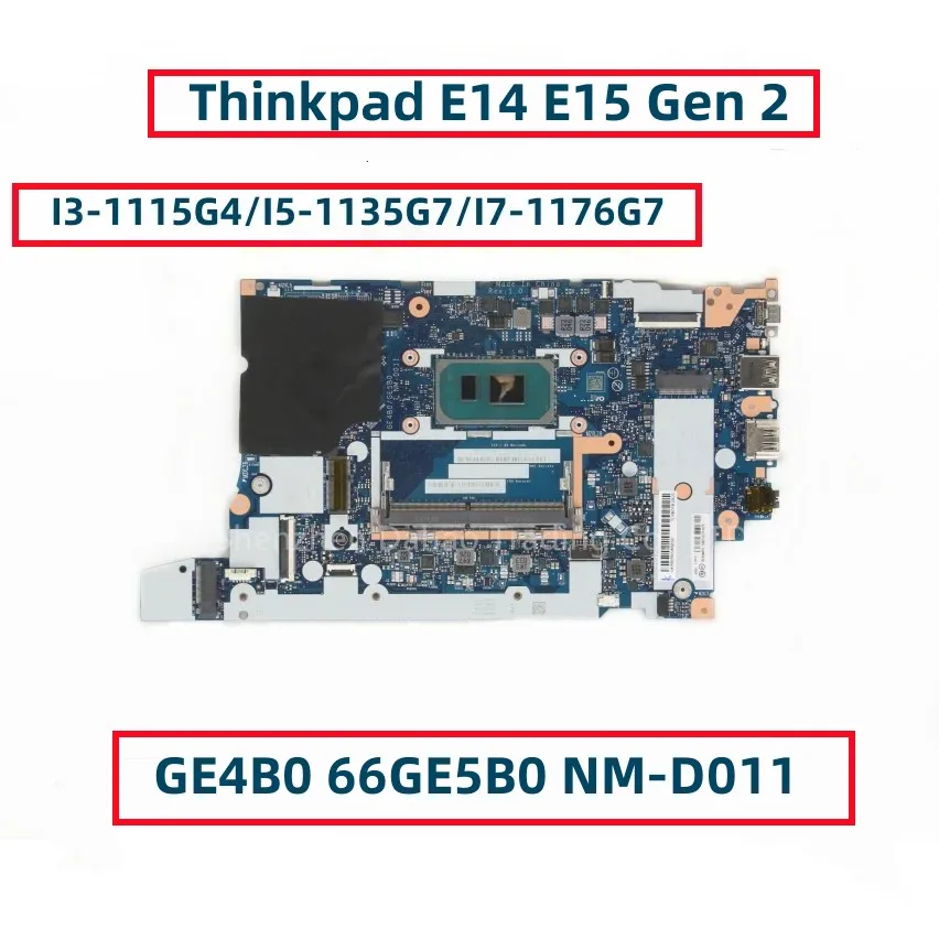 

GE4B0 66GE5B0 NM-D011 For Lenovo Thinkpad E14 Gen 2 Laptop Motherboard With I3 I5 I7 CPU DDR4 FRU:5B21C71875 5B21C71873