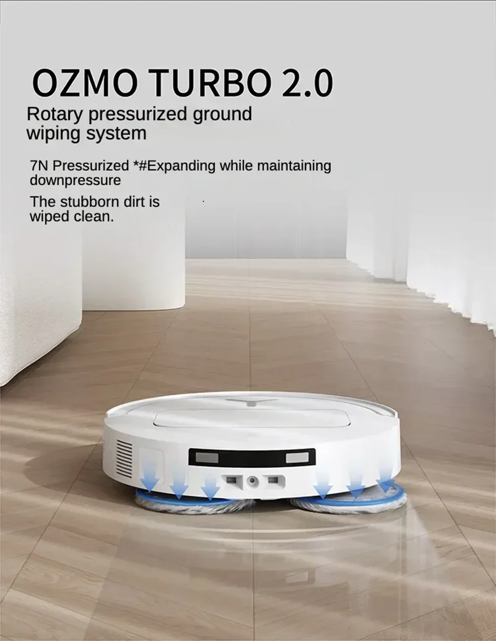 WYPRZEDAŻOWA ZNIŻKA Odkurzacz Robot Ecovacs Deebot T50 PRO Wersja Chińska 15800Pa Bezproblemowe Odkurzanie Włosów Bez Plątania Bezstopniowa Regulacja 70 ° C Gorąca woda