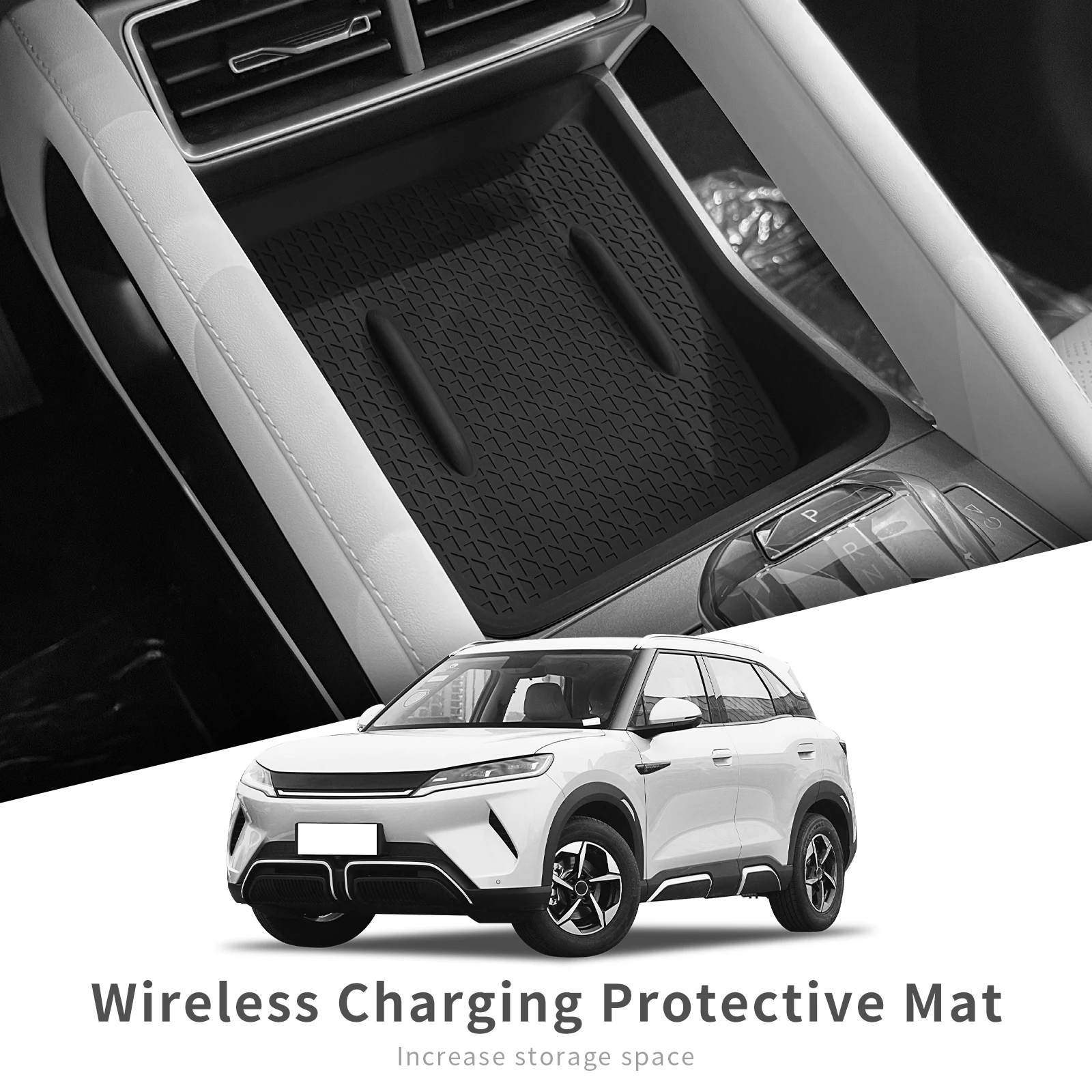 

For BYD Yuan Pro ATTO 2 EV 2024 2025 Central Console Wireless Mobile Phone Fast Charging Pad Protection Accessories Interior