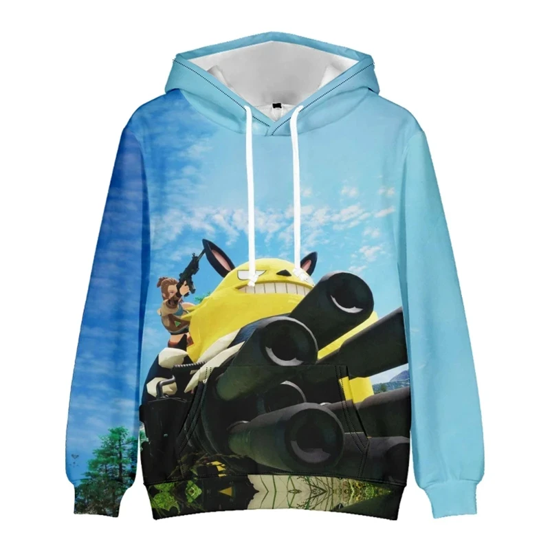 2024 neue Cartoon-Spiel Palworld 3D-Print Hoodies für Männer Kleidung Harajuku Mode Kumpel Welt Kdis