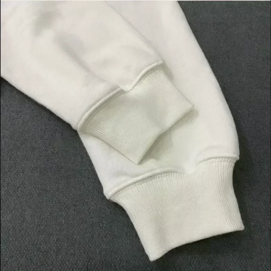Schwarzer Druck mit Kreuzdorn- und Schmetterlingsmuster, Y2K Retro Street Damen-Herbst-/Winterkollektion mit langärmligem Kapuzenpullover aus Samt – Detail 10