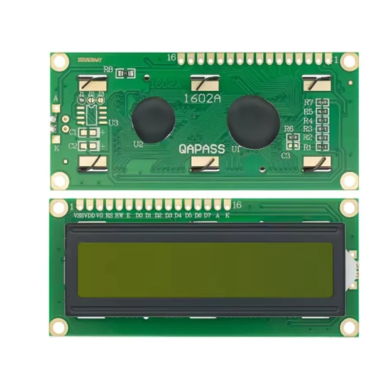 LCD1602 1602 LCD Module Blue / Yellow Green Screen 16x2 Character LCD Display PCF8574T PCF8574 IIC I2C Interface 5V for arduino