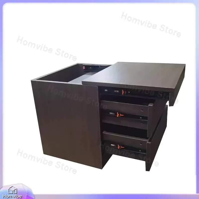 Hidden Jewelry Box with NFC Lock Secret Storage Drawer for Bedroom Dresser Nightstand Modern Minimalist Home Organizer Safe
