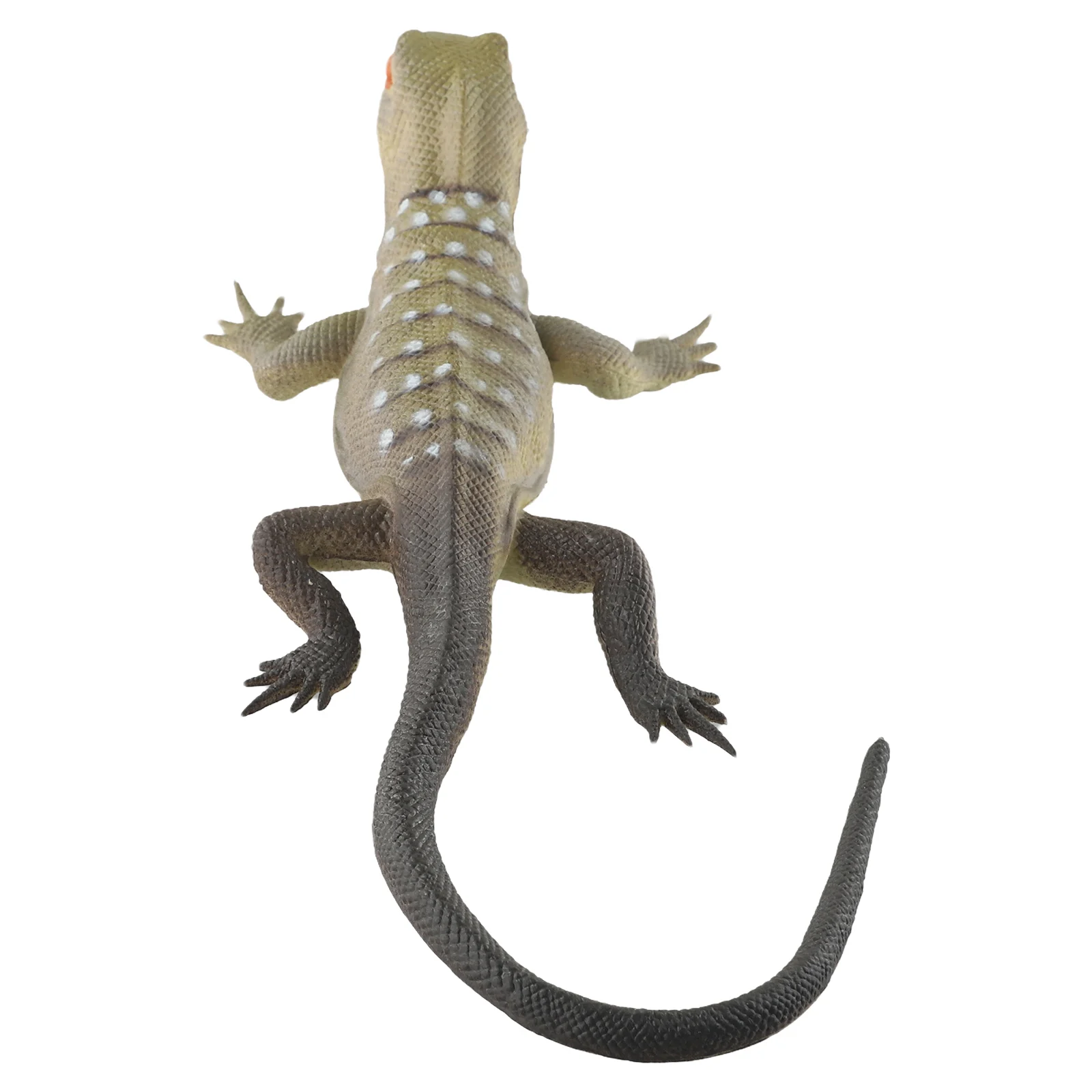 Soft Feel Lifelike Shape Rubber Lizards Rubber Vocal Animal Model Zoo Reptile Vivid Soft Rubber Lifelike Shape