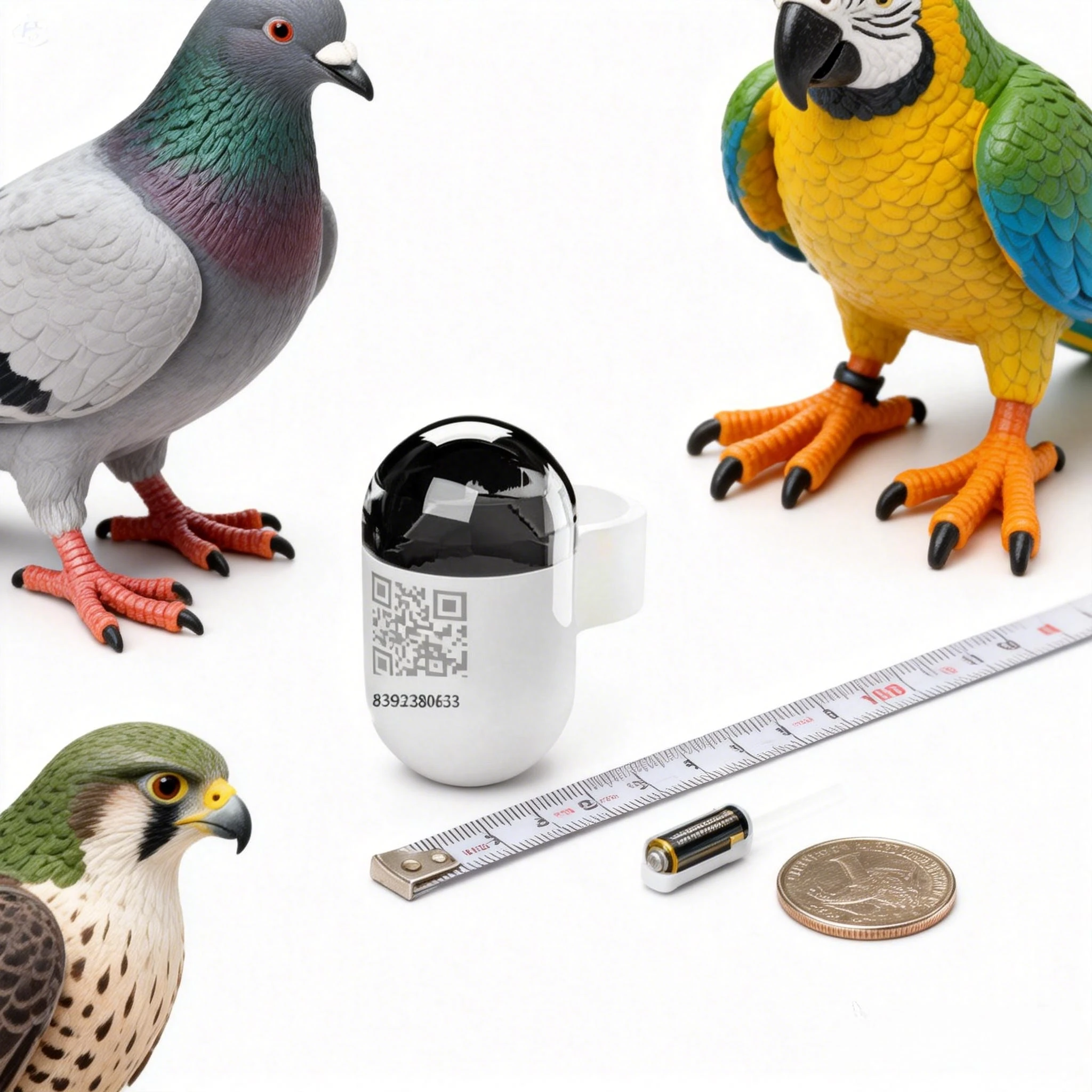 for Real time GPS locator for pigeons and parrots, outdoor flight locator, leg strap and ring pigeon positioning waterproof