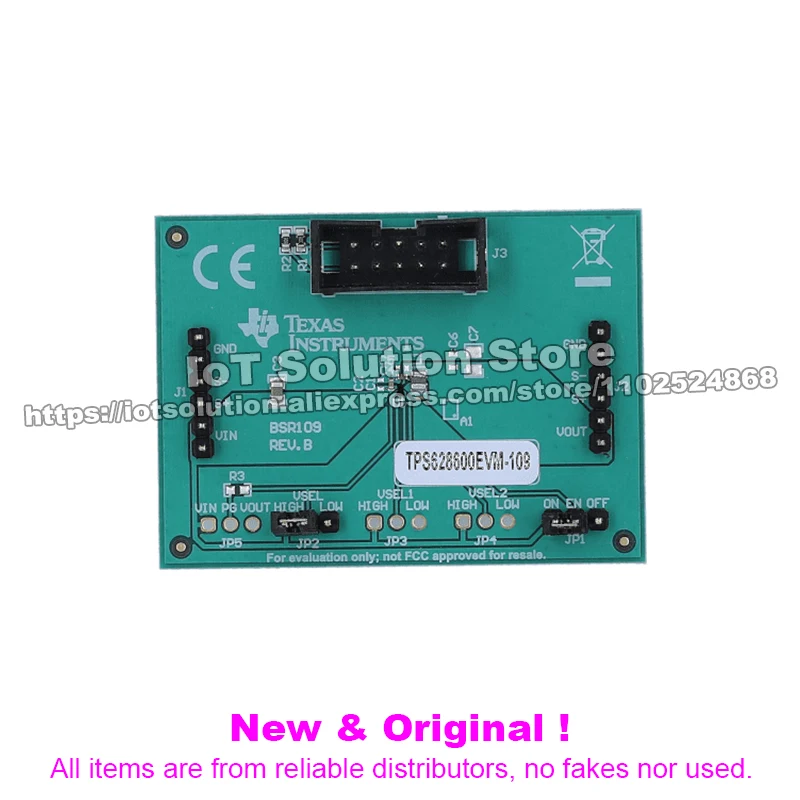 TPS628600EVM-109 5.5-V input, 0.6-A output synchronous step-down converter evaluation module with I2C interface