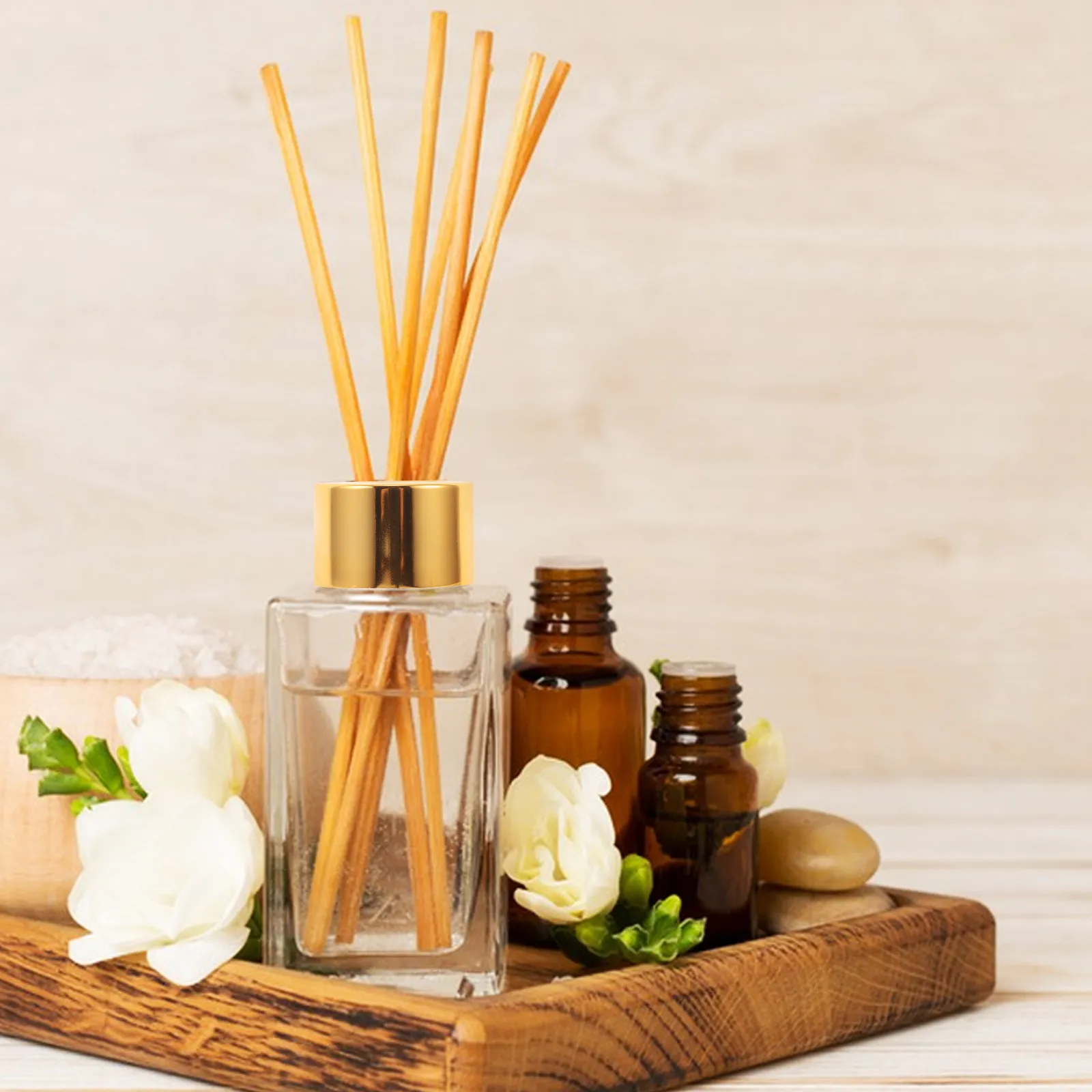 10 Pcs Reed Diffuser Fragrance Caps Aroma Diffuser Bottle Lids Diy Fragrance Bottle Replacement Alumina Caps Inner Diameter 28mm