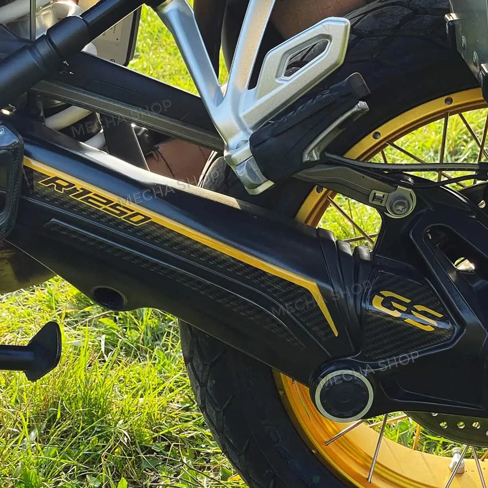 For GS 1250 Adventure Rallye R1250GS/GSAdv 2023 3D Motorcycle Swingarm Decal Adventure Triple Black Swing Arm Sticker