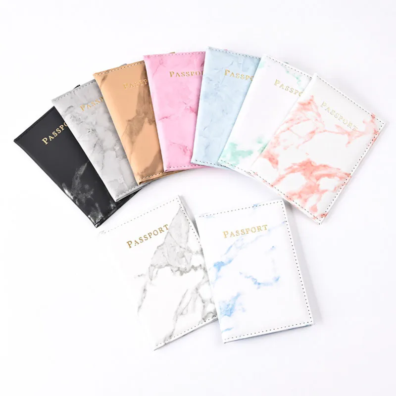 2024 Passport Cover for Card Documents Simple Women Men Travel Passport Holder Wallet Bags New Passport Card Id Business Pouch