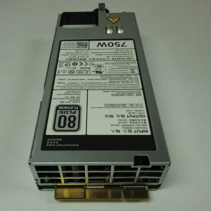 Imagem -05 - Original para Poweredge R720 R620 R520 T620 R820 R920 750w Fonte de Alimentação Psu N30p9 Cwkmx 79rdr 5nf18 6w2pw Novo