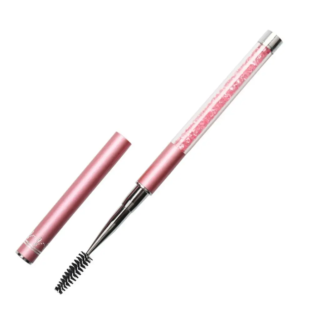 

Adjustable Radian Grafting Mascara Brush Round Comb Teeth with Cap Tube Eyelash Brush Clear Dust-proof Eyelashes Brushes Comb