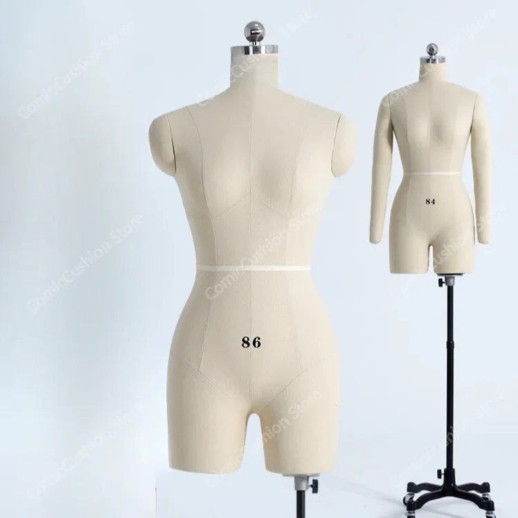 Three-dimensional cutting with legs, platform model clothing design, national standard female half-body  can be directly