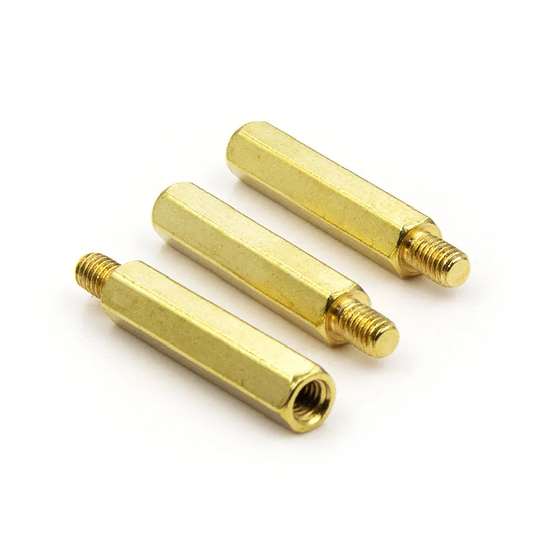 

20-50Pcs/Bag M2,M2.5, M3,M4 Hex Brass Nut Spacing Screw Hex Threaded Pillar PCB Standoff Spacer