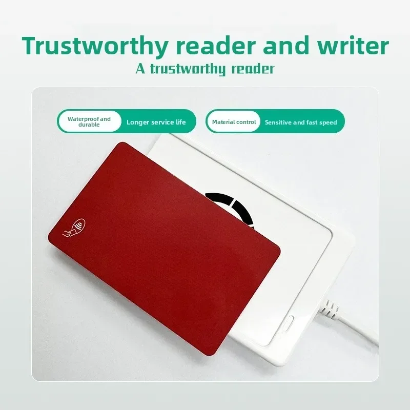 NFC desktop reader ic access control card copy card reader USB interface inductive card reader