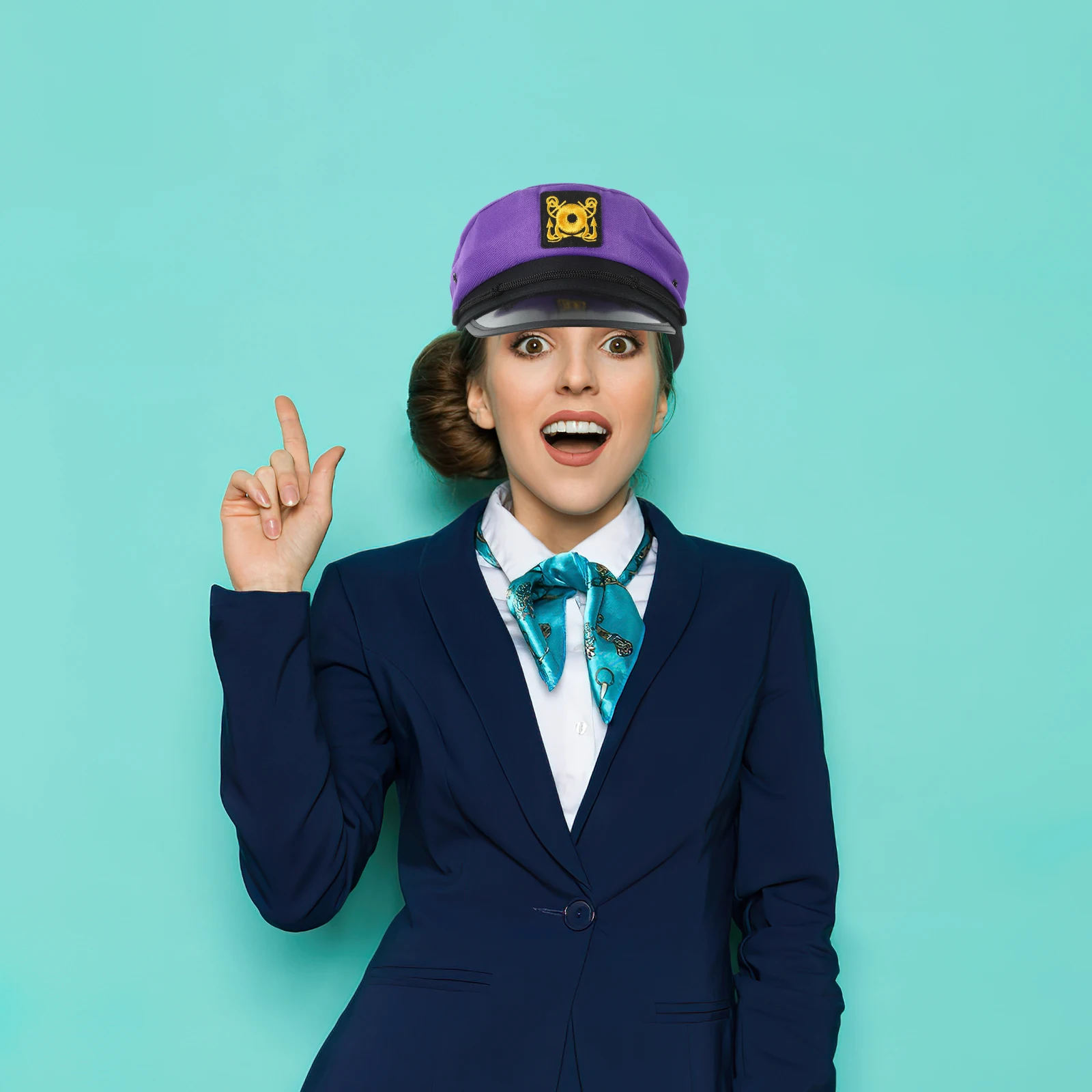 

Sailor Hat For Adults Captain Hat Cosplay Party Prop Adjustable Boat Yacht Cap Costume Accessory Men Women Marine Theme