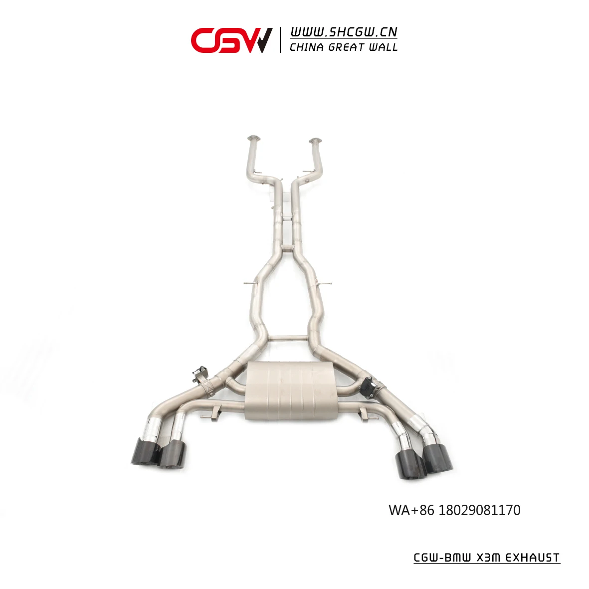 

Глушитель выхлопных газов для X3M 3.0L 2022, система Cat-back, усилитель звука выхлопа