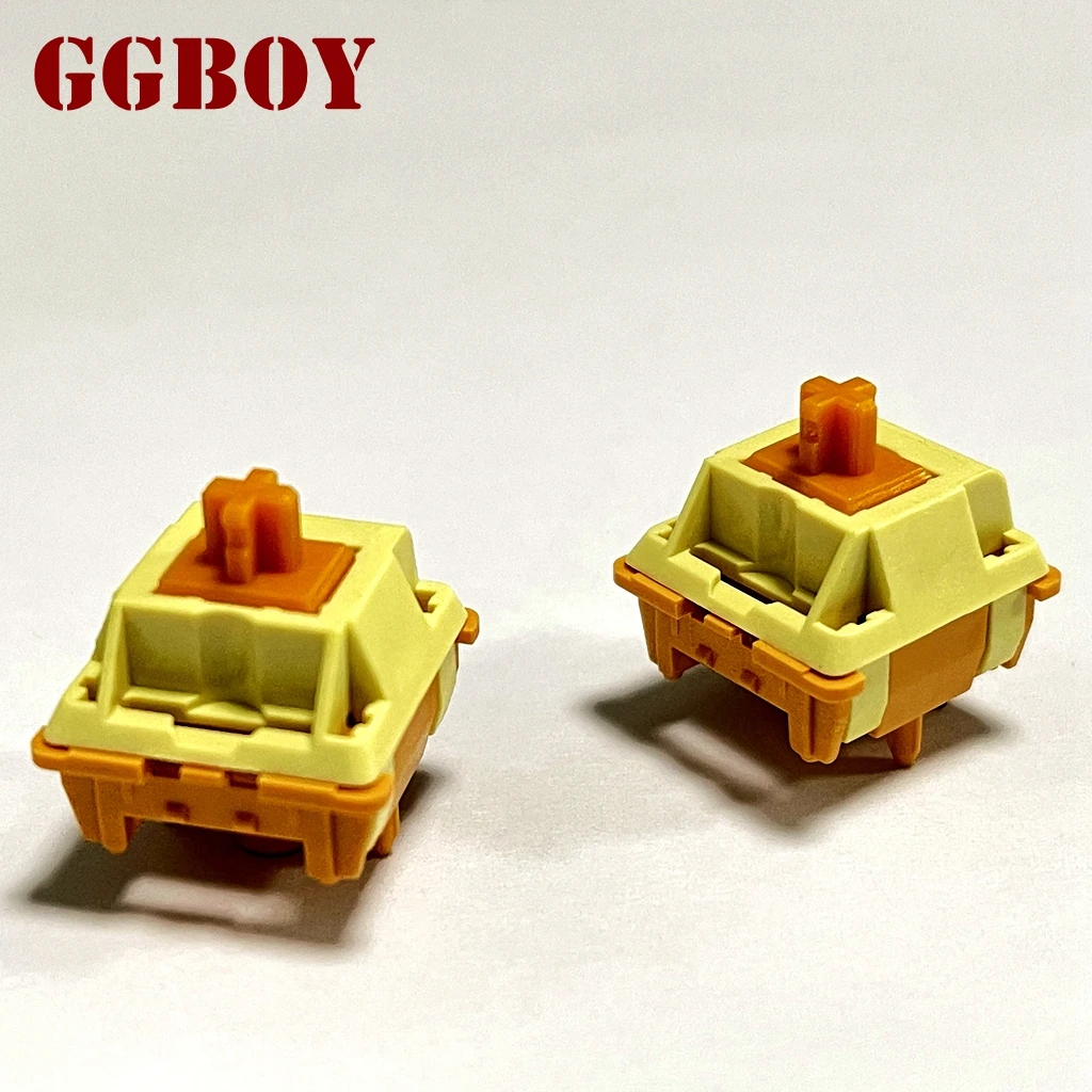 GGBOY Maple Leaf Banana Split Switch 5 Pins 60g Holy Panda Tactile Mechanical Keyboard Gaming Switch Lubricated For PC Switches