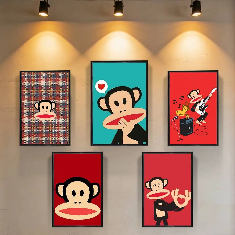 

Interesting monkeys Paul Frank Poster Prints Wall Art Painting Picture Gift Living Room Bar Restaurant Dec Sticker Large