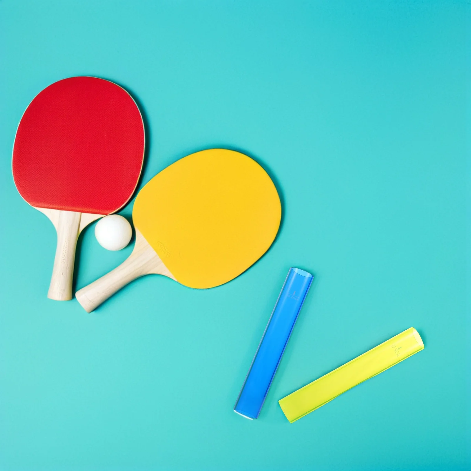 2pcs Pingpong Bat Color Table Tennis Rubber Roller Stick For Cleaning Bubble Removal Portable Paddle Maintenance