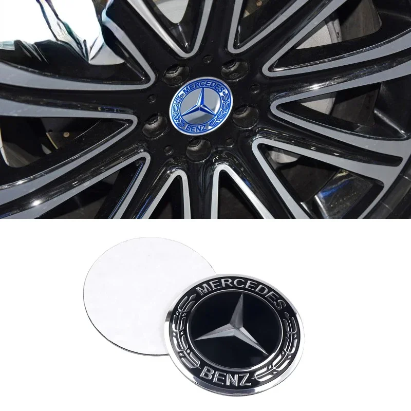 

4pcs 65MM Car Wheel Center Covers Stickers Hub Caps Sticker For MERCEDES BENZ AMG W124 W126 W204 W205 W246 W251 C180 C200