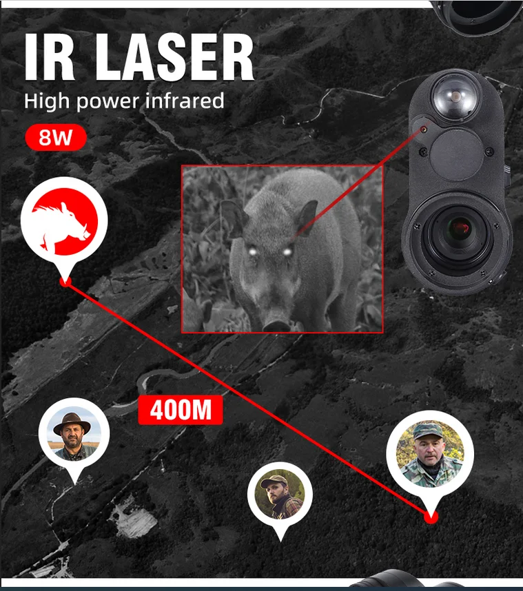 NV710S Night Vision Device Night Vision Monocular Infrared Night Vision Scope Hunting Trail  Googles NV Cam X