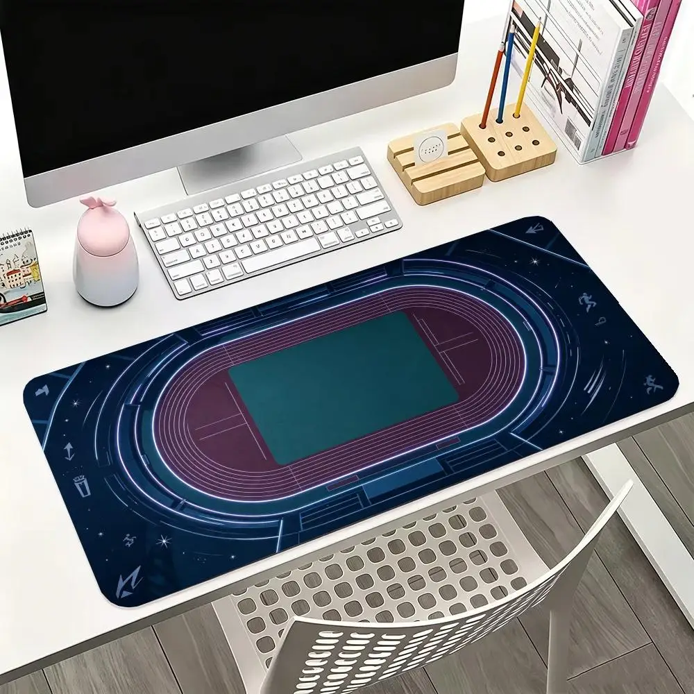 Mouse Pads Sci Fi Stadium Top View Gaming Arena Print Playmat Large Size For Laptop Bedroom Learning Table Mat