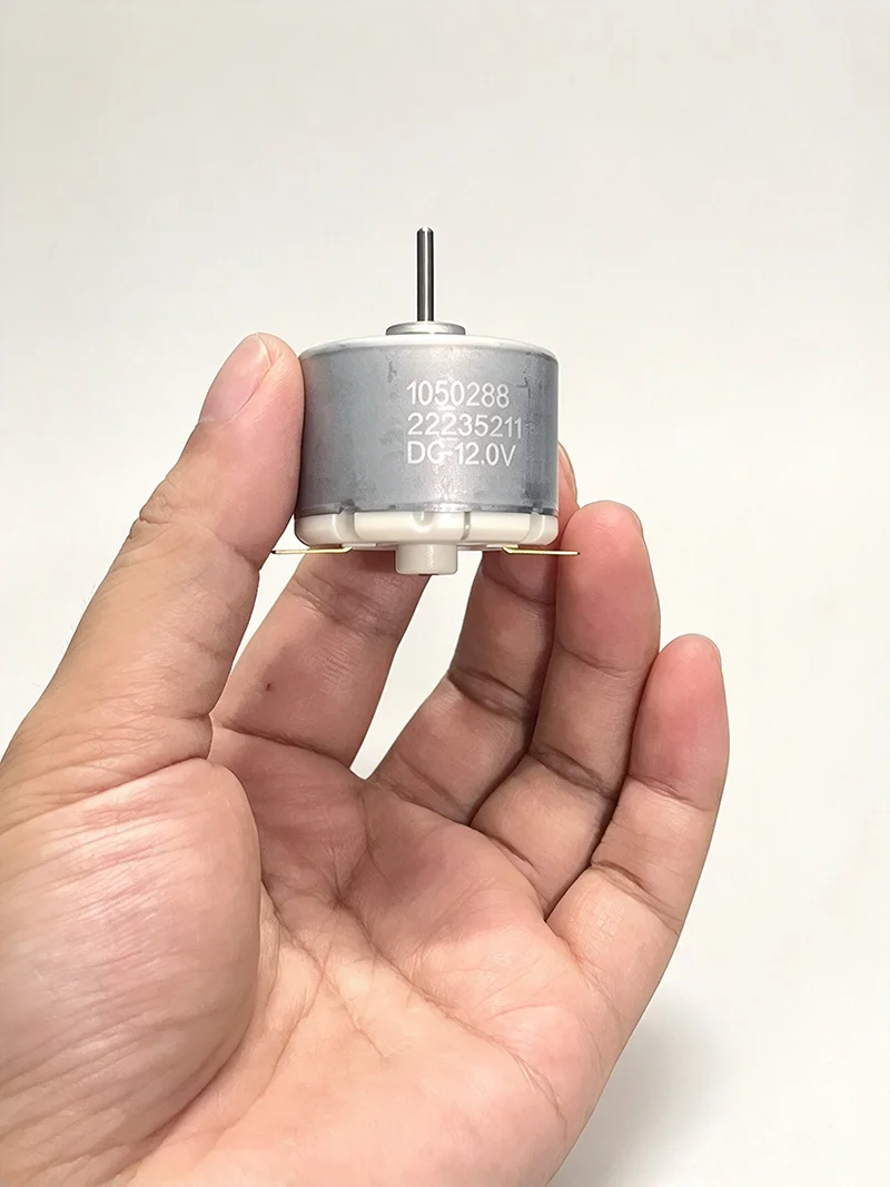 RC520 520 Carbon Brush Motor DC 5V 6V 9V 12V 14300RPM 32mm Round for DIY Robot Sweeper