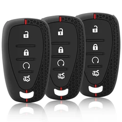 Silicone Car Remote Key Cover Case For Chevrolet Cruze Volt Malibu Equinox Camaro 2016 2017 2018 2019 Keychain Holder