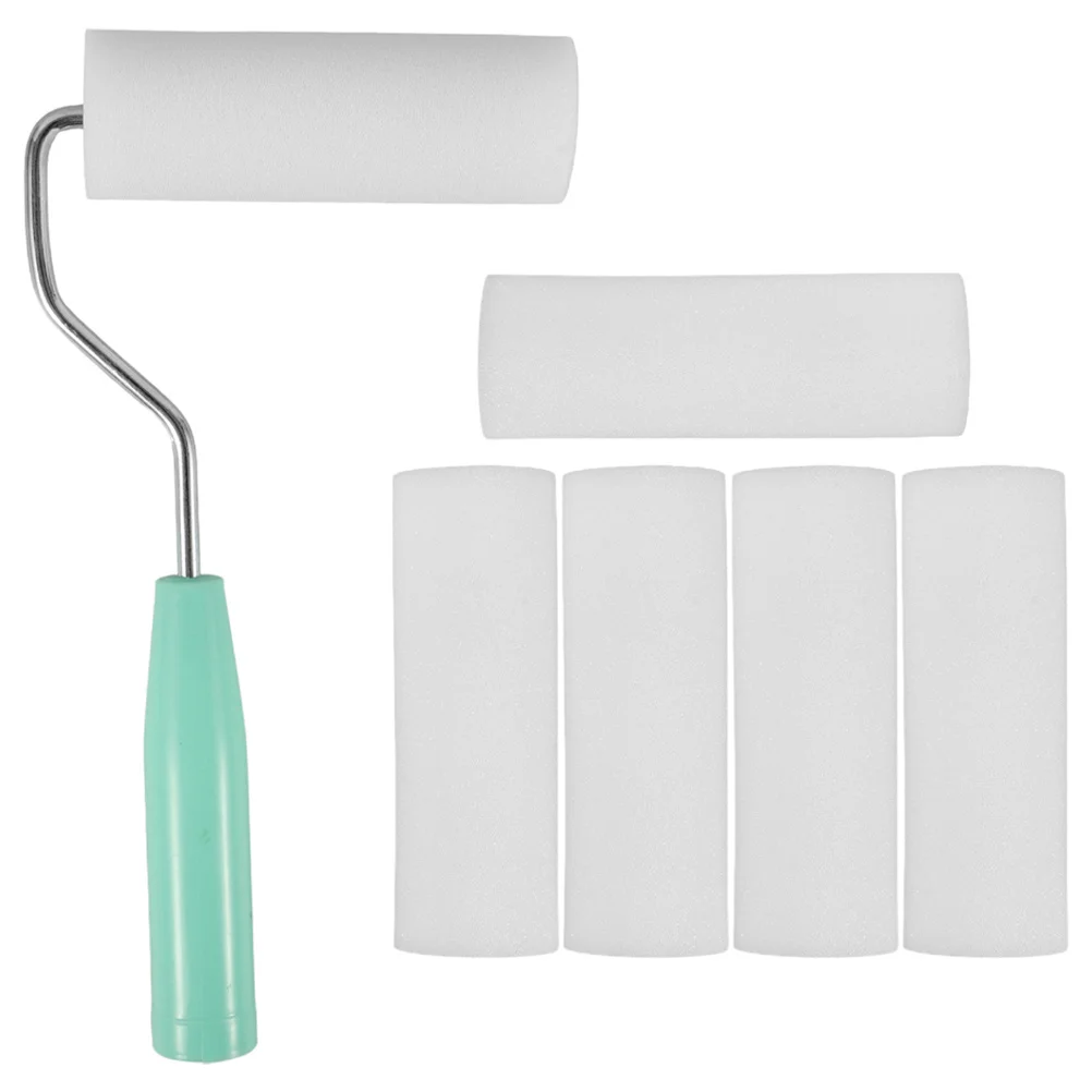 

1 Set Compact Paint For Walls Plastic Wall Painting Brush Reusable Portable Roller Covers Small Paint Roller Sleeves For