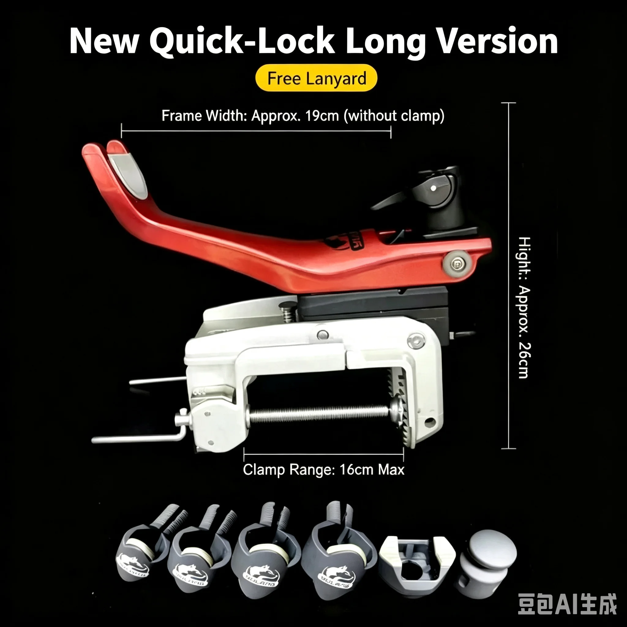 Yulang Deep Sea Boat Fishing Rod Holder Aluminum Alloy Electric Reel Rod Pod Stand With Safety Lanyard Offshore Sea Fishing Pole - view 5