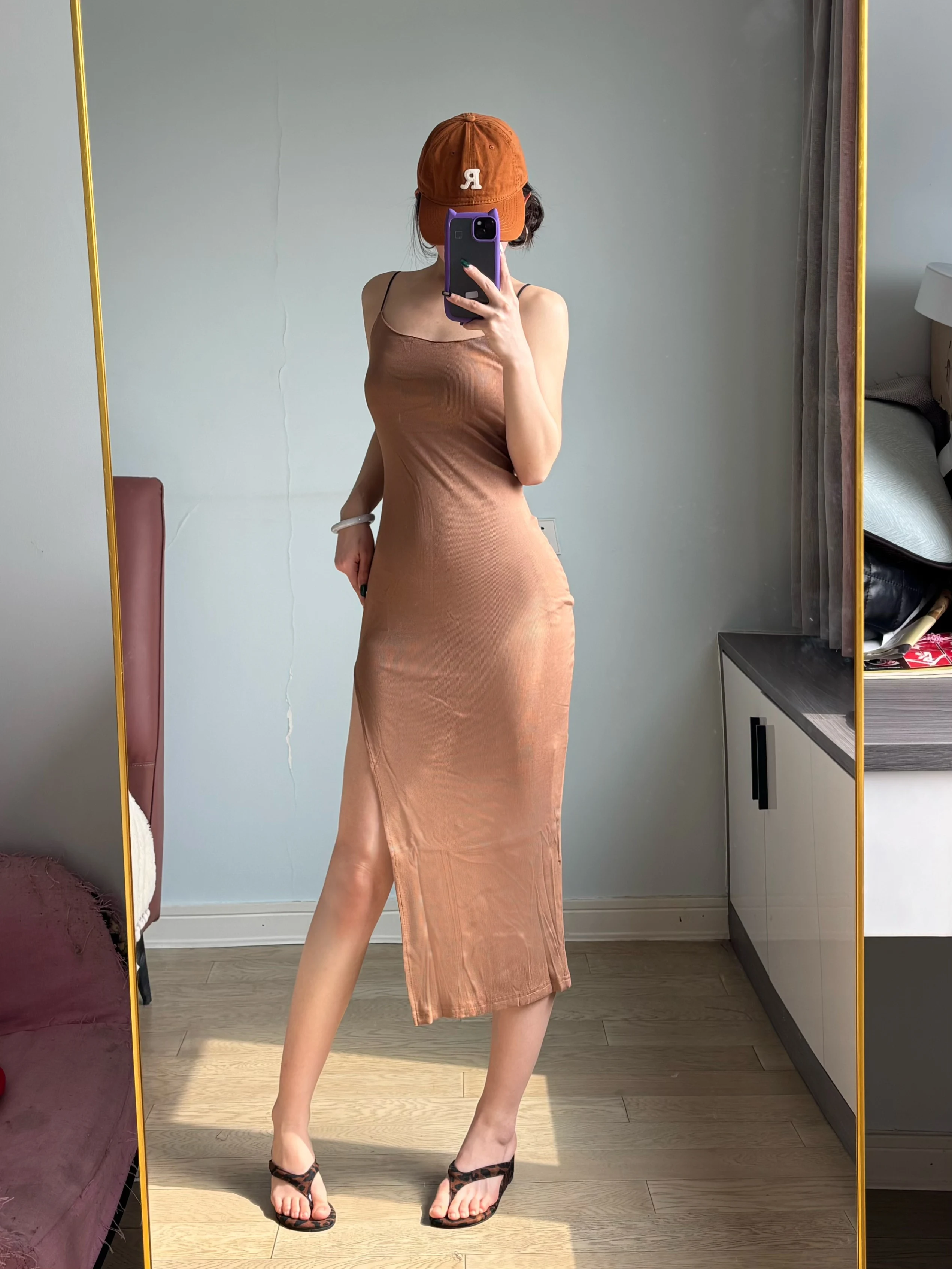 Split Summer Sling Solid Color Dresses for Women Sexy Dress Sleeveless Bodycon Y2k Dress