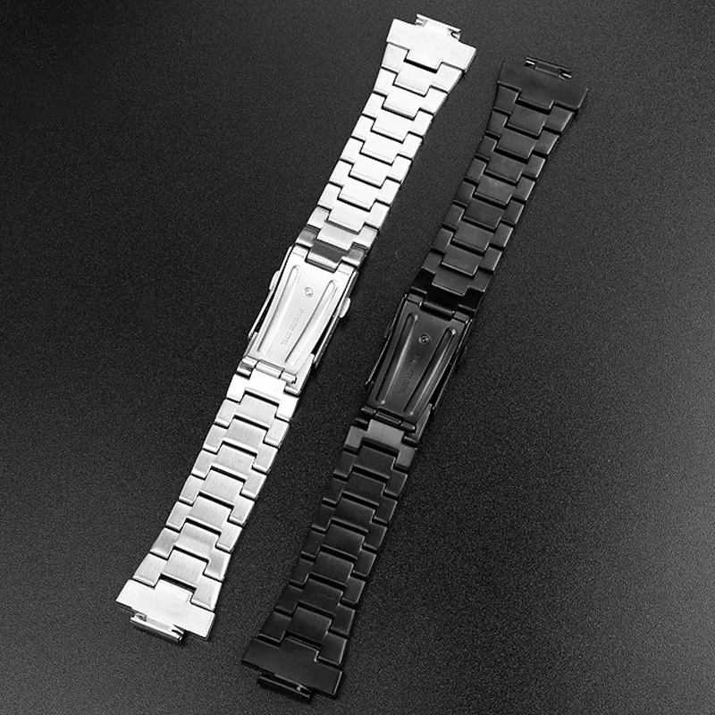 WatchBand For Casio Edifice Series GST-B400 EFB-680 CL-7A ECB-10D 14mm Solid Stainless Steel Metal Watch Strap Bracelet