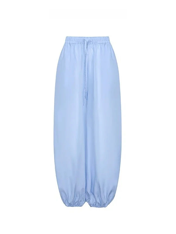 

Свободные повседневные брюки Original Y III CHUAN EO с эластичным поясом на шнурке, брюки-баллоны для весны и лета, брюки для отдыха