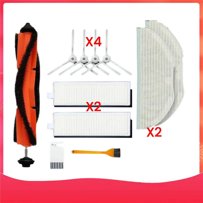 ABVI-XIAOMI MIJIA G1 MJSTG1 Mi 로봇 진공 청소 필수 메인 브러시 Hepa 필터 걸레 천 패드 로봇 진공 액세서리