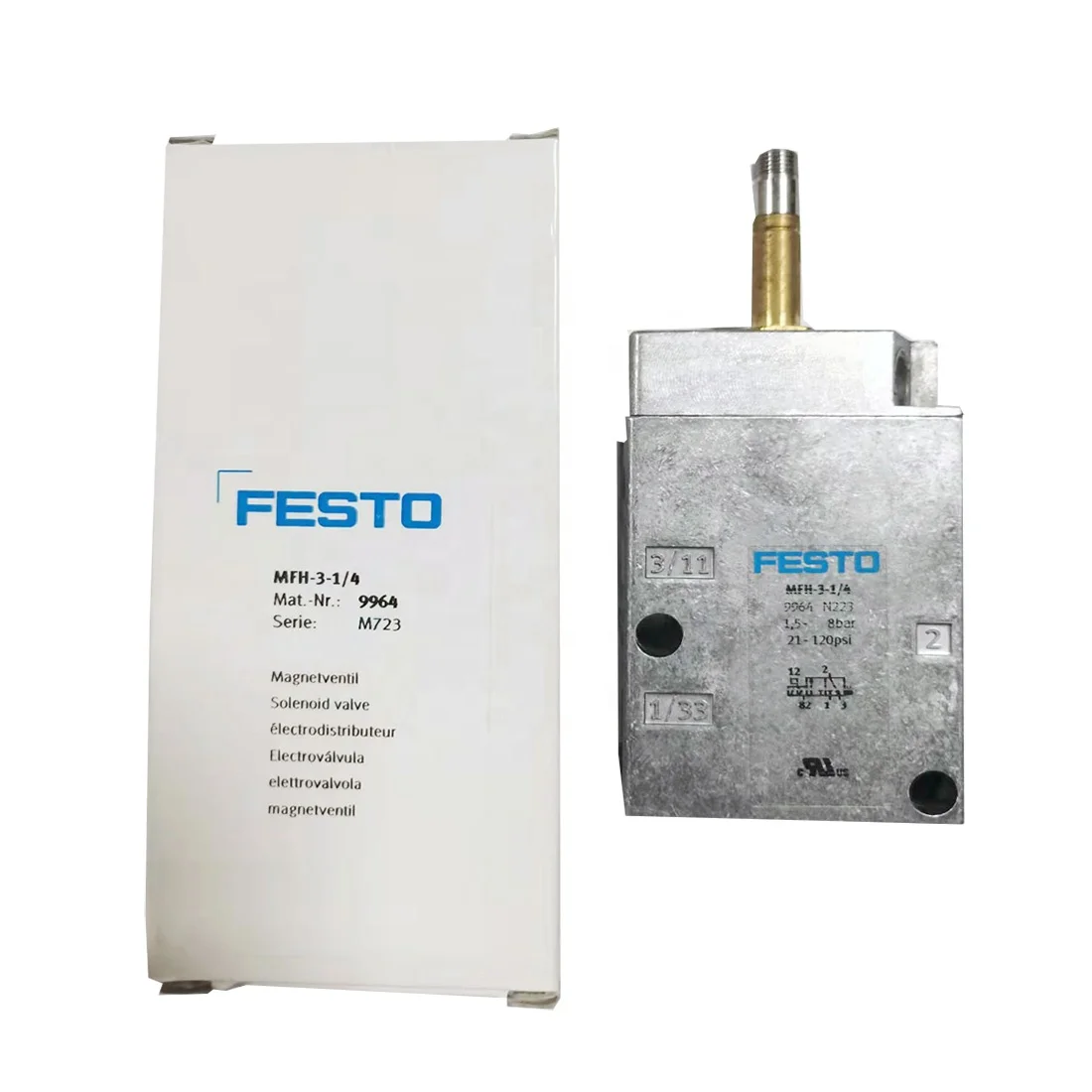 original new solenoid Valved MFH-5-1/2 6420 In stock SOLENOID VALVE with best price for festo