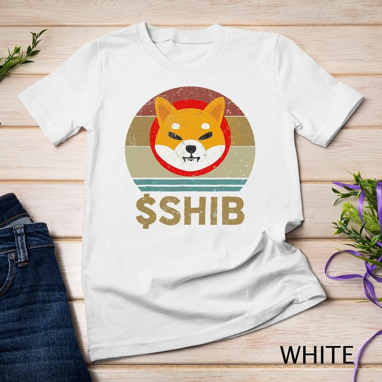 Vintage Shibacoin Miner Shiba Inu T-Shirt Unisex T-shirt