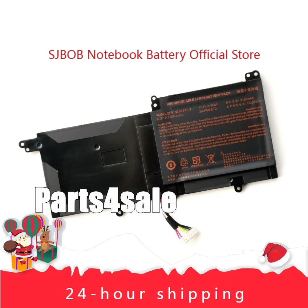 

Оригинальный аккумулятор N130BAT-3 для Clevo N130BU N131WU NP3130 6-87-N130S-3U9 N130WU аккумулятор для ноутбука