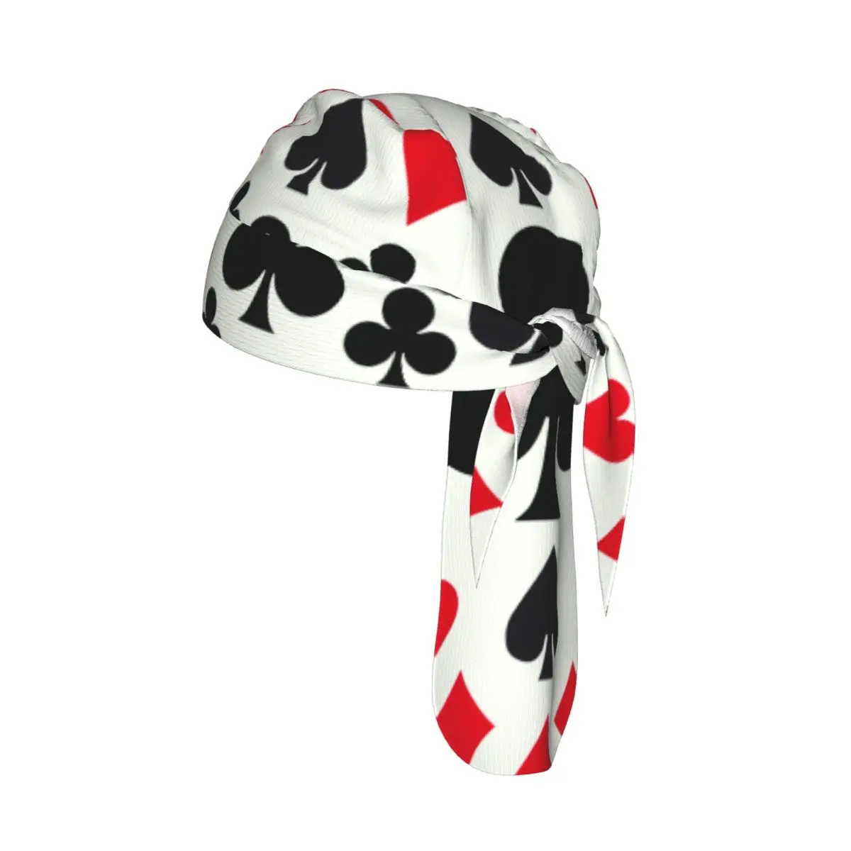

Quick-drying Beanie Pirate Hat Poker Card Suits Illustration Sport Cycling Cap Hiking Camping Head Scarf Bandana Hat