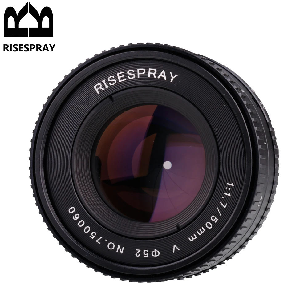Neues 50mm F1.7 Große Blendenöffnung Standard-Objektiv Vollformat Porträt Manuelles Fokus-Objektiv für Canon EOS EF M42 Nikon F PK SLR-Kamera – Detail 12