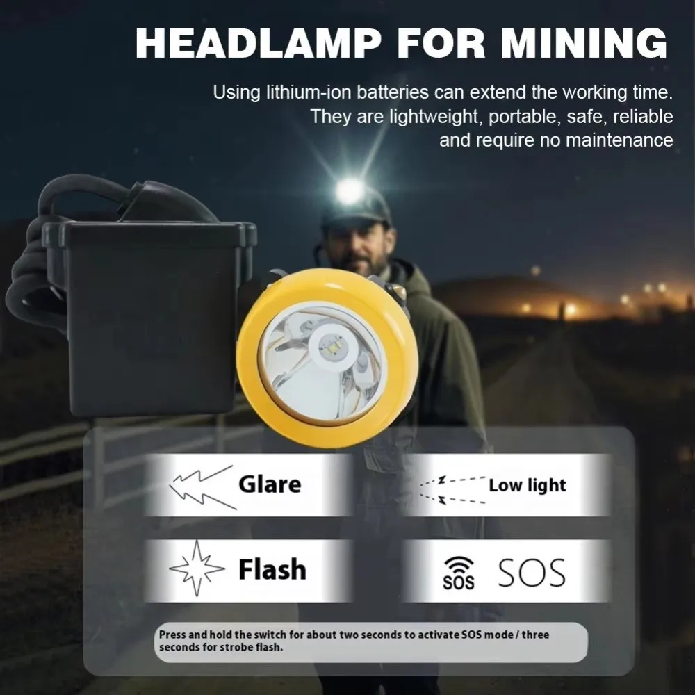 Wisdom Waterproof Miner's Lamp Explosion-proof Rechargeable Wisdom Flashlight LED Rechargeable Light Industrial Use