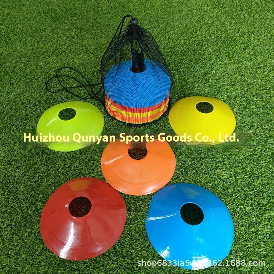 50pcs Football Logo Disc Logo Cone Disc Round Mouth Disc Obstacle Plate Basketball Football Training Equipment Logo Plate