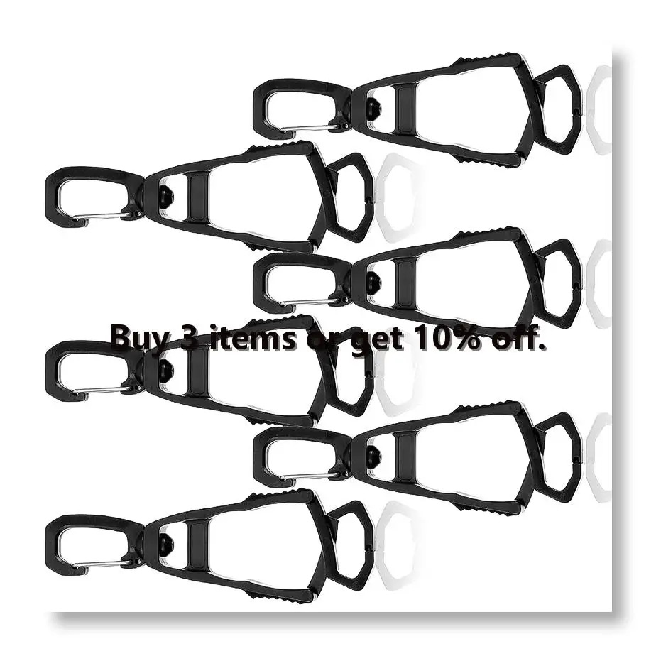 ✼6 PCS Glove Clips for Work Glove Holders, Bite Gloves Holder Clip for Duty Belt and Pants Prevent Loss and Free Hands