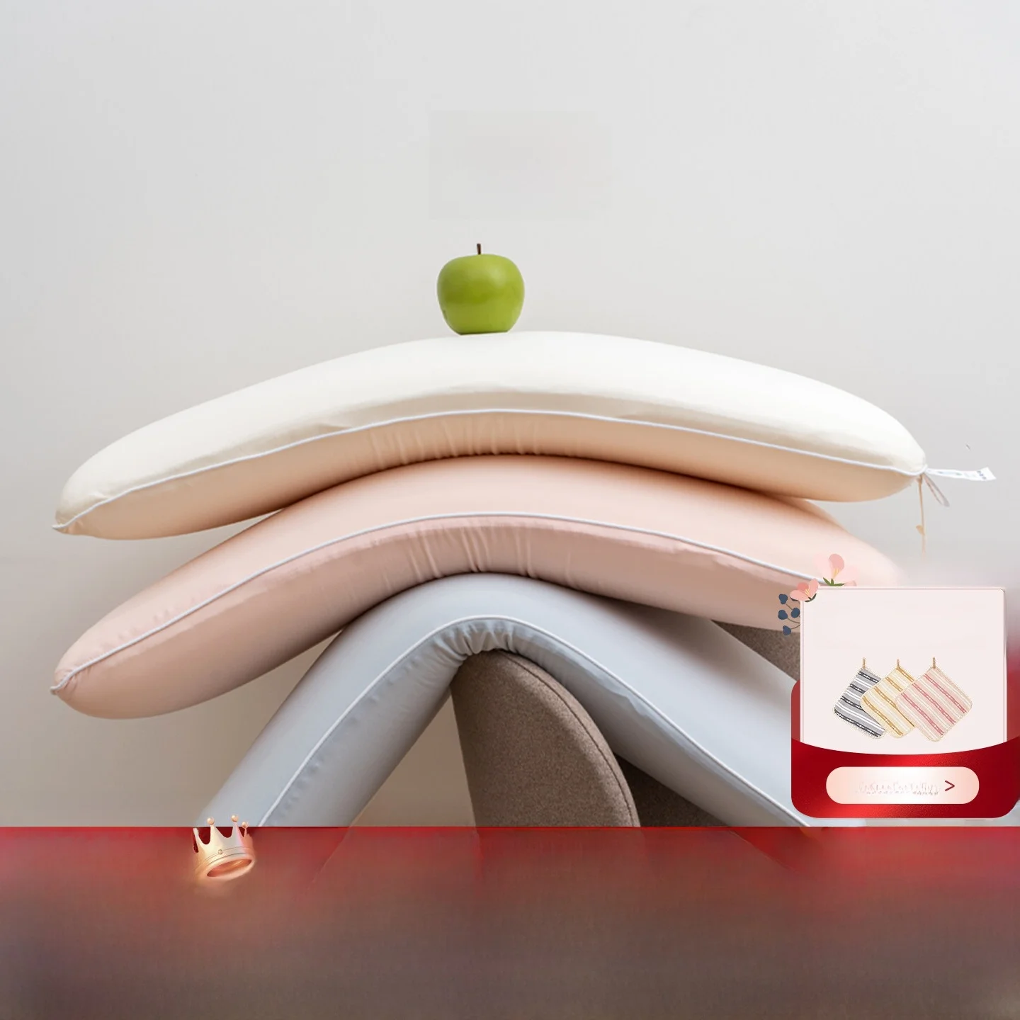 

Yazan Cool Sensation Pillow Breathable Lightweight Sweat Free Ne Support Soft And Hard Dual Use Rectangular Nylon Fabric