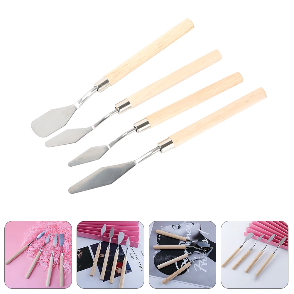 Malzubehör, Lidschatten-Schaber, Spachtel, Kunstzubehör, spitze Schaber