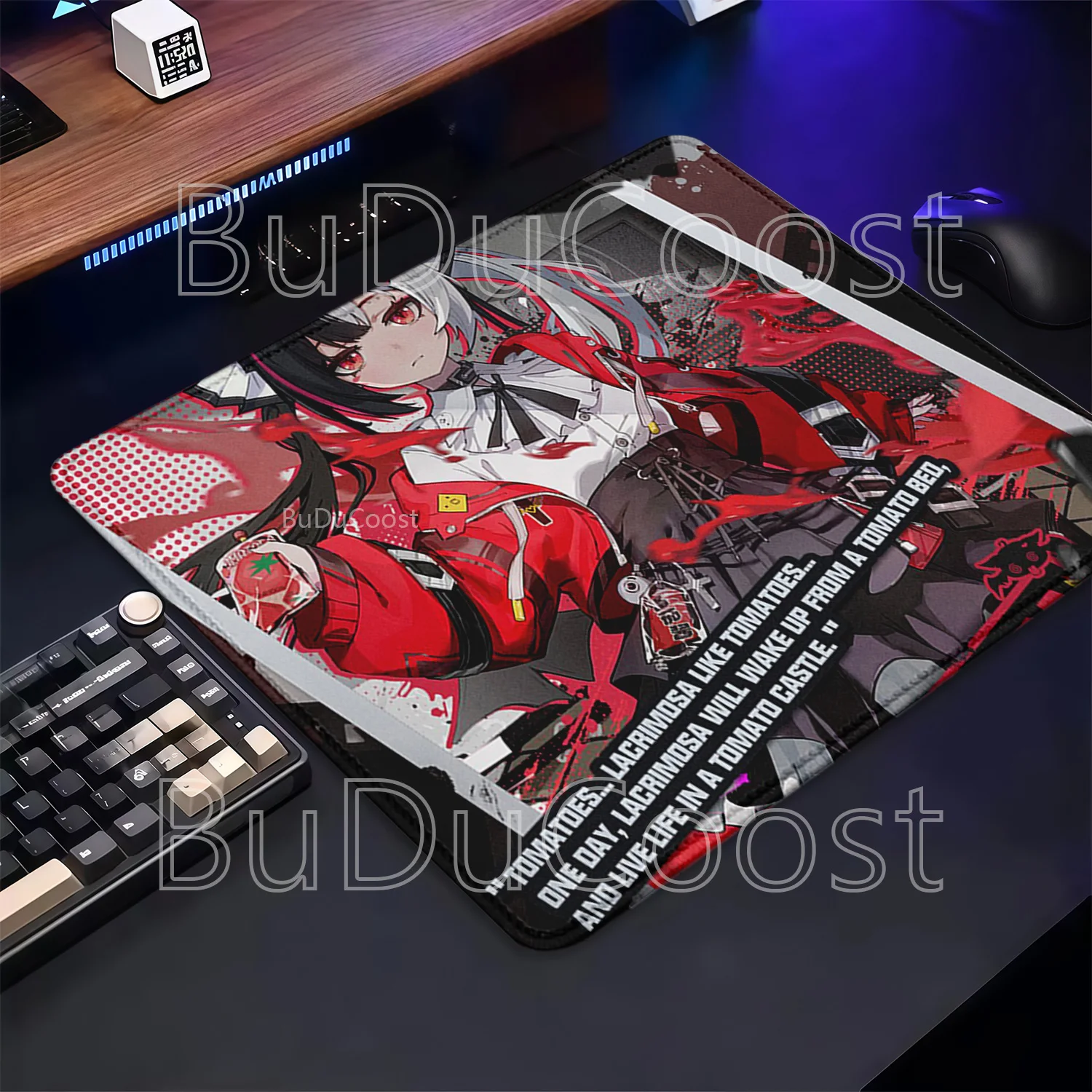 Lacrimosa Neverness to Everness NTE Small Size Mousepad Kawaii Anime Girl e-sports Mouse Pad NonSlip base Gaming Office Desk Mat