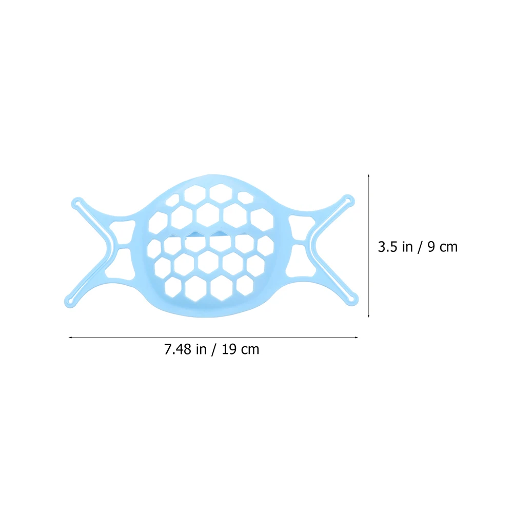 

4pcs Holder Silicone Lipstick Protection Bracket Reusable Mask Stand Breathable 3D Facial Support Micro Particle Mask