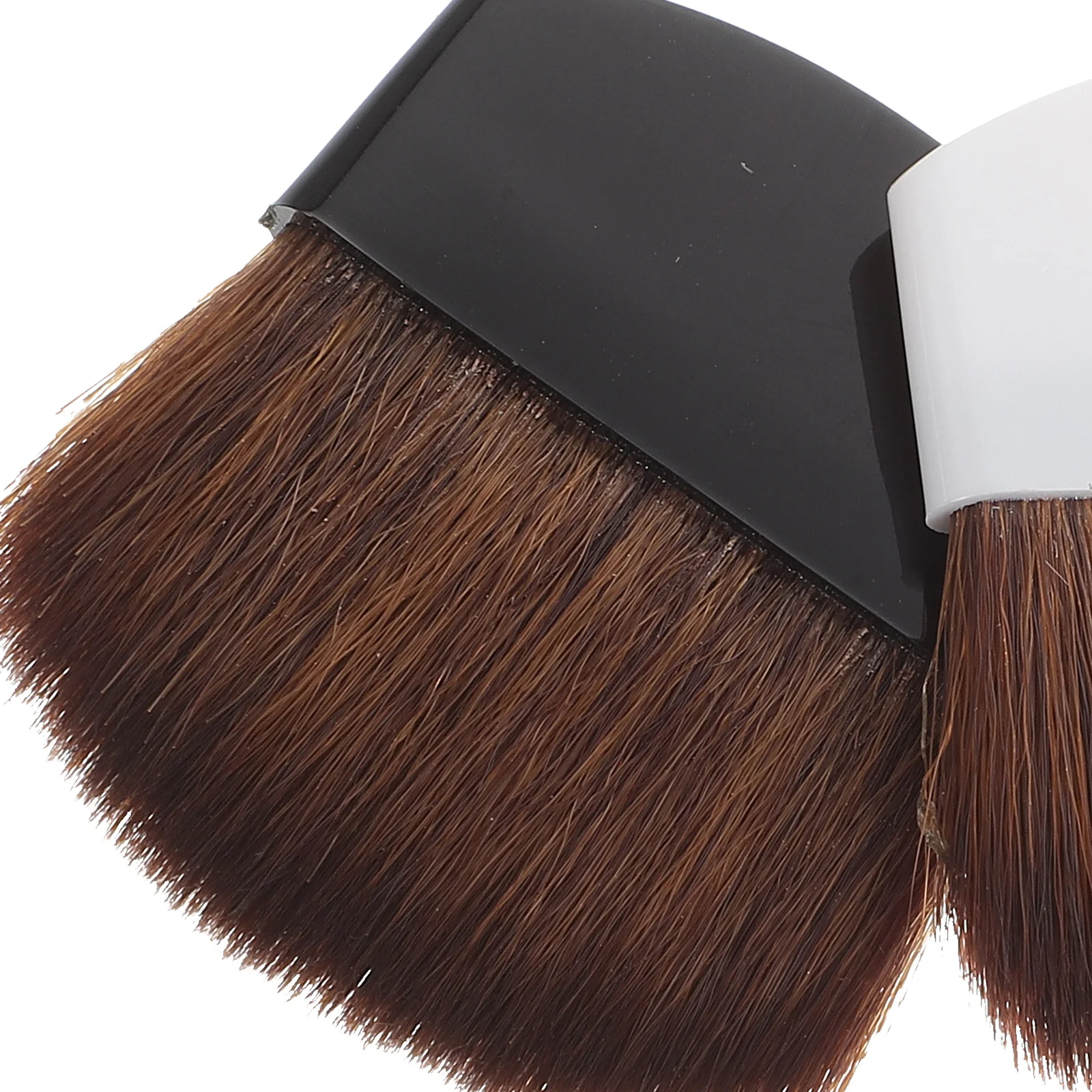 2pcs Mini Blush Brush Portable Makeup Brush For Foundation Face Horsehair Bristles Smooth Handle Travel Beauty Tools