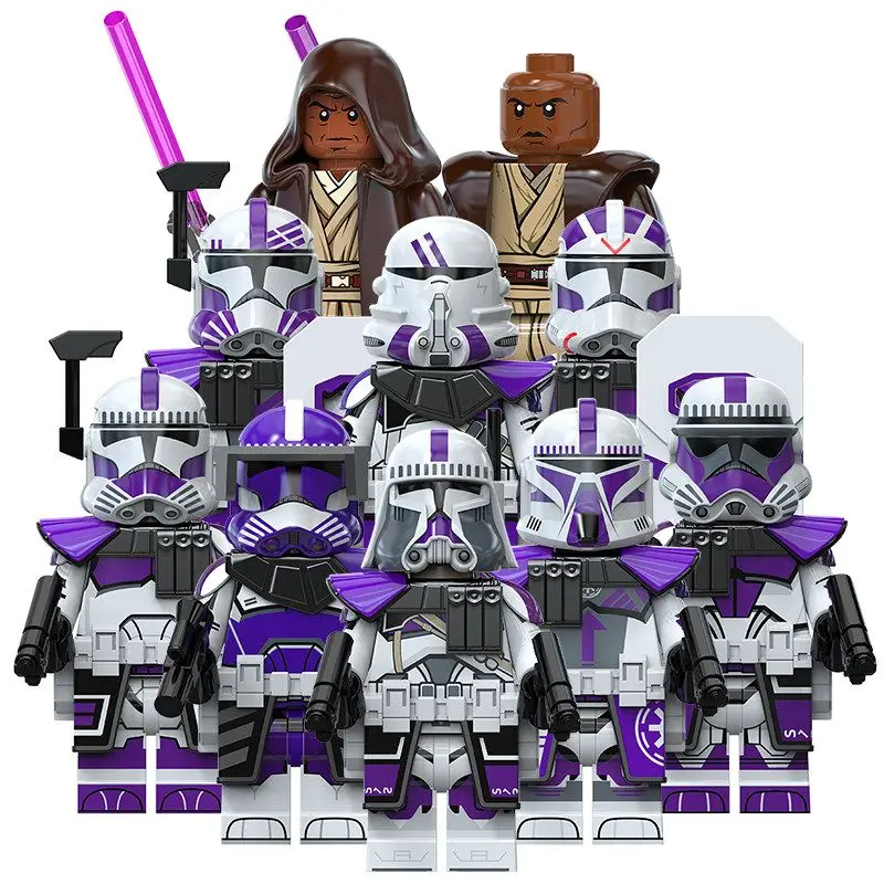 HOT T0YS Anime Figure Building Blocks Clone Trooper Shock Trooper Figure building blocks Palpatine Anakin Skywalker Toys view 3