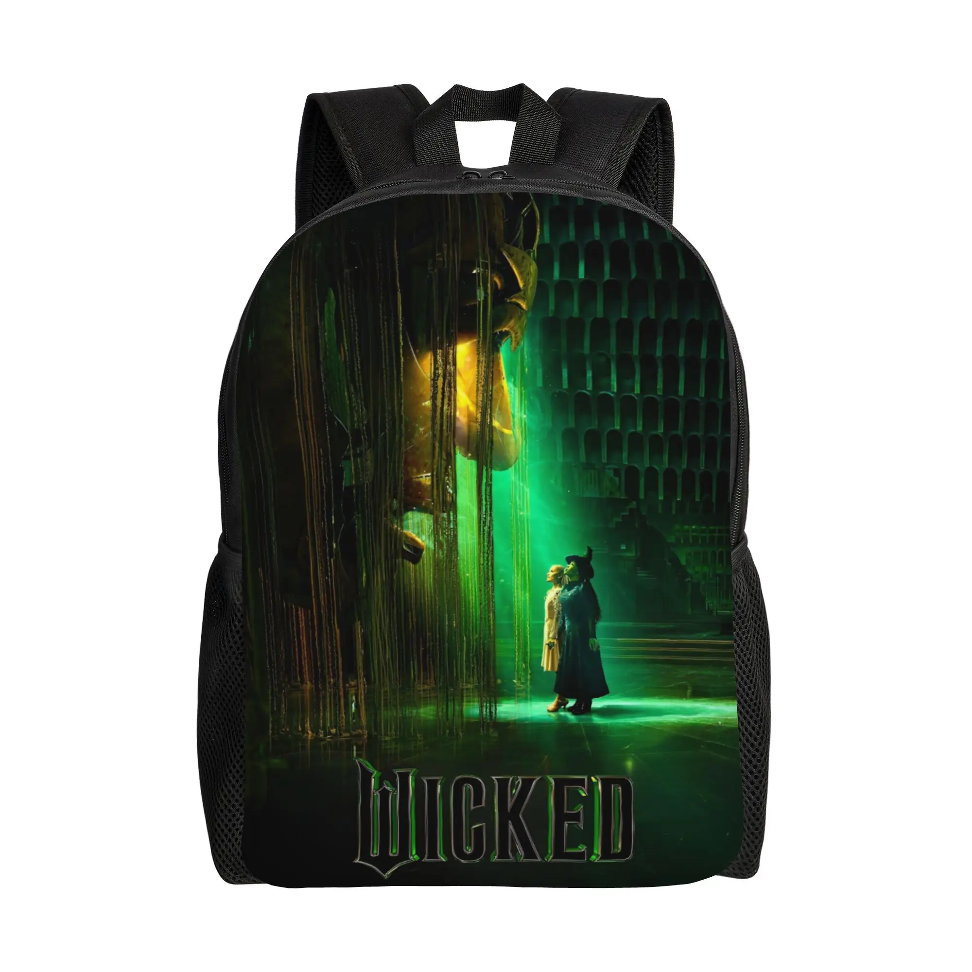 

Классический рюкзак Wicked Elphaba & Glinda Tonal, легкий школьный/деловой рюкзак в стиле фильма о ведьмах, повседневная сумка через плечо для мужчин и женщин, для колледжа