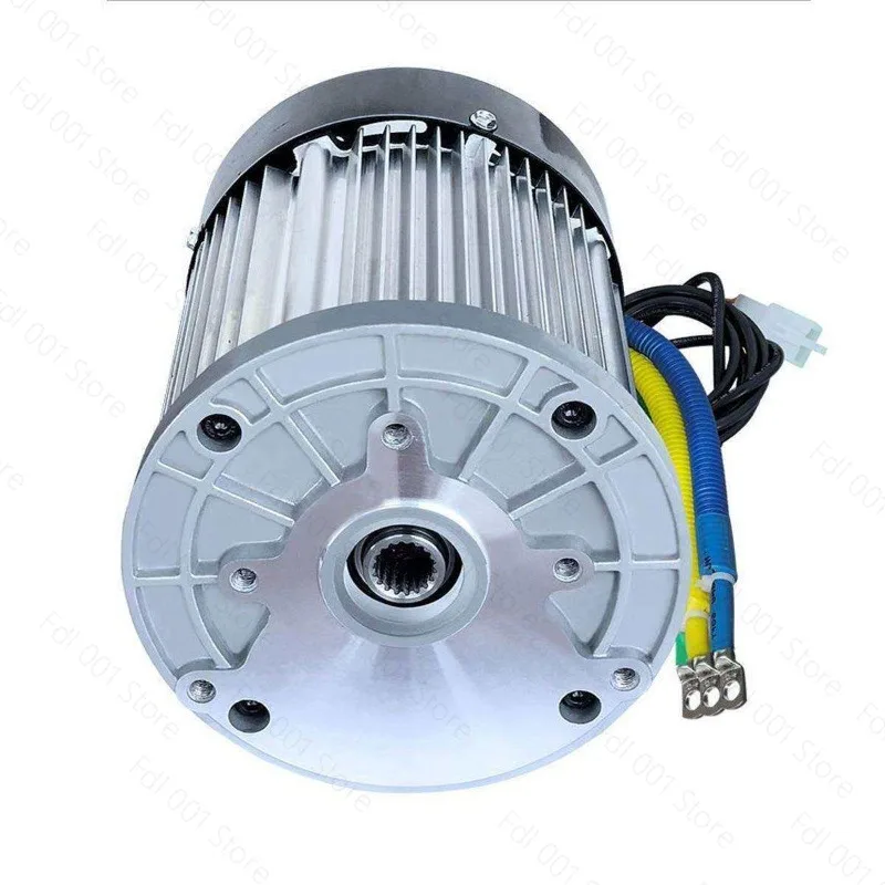 60V/72V 3000W 4600RPM permanent magnet brushless DC motor differential speed electric vehicles, machine tools, DIY Accessories